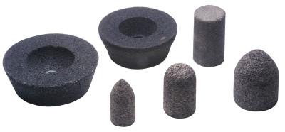 CGW Abrasives Resin Cup Wheel, 6 in Dia, 2 in Thick, 5/8 in Arbor, 16 Grit, Aluminum Oxide, 35900