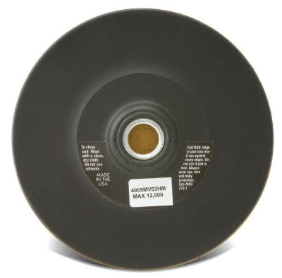 CGW Abrasives Hook and Loop Backing Pads, 4 1/2 in Diameter, 49533