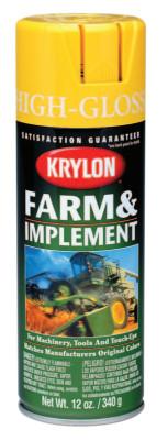 Krylon® Industrial Farm and Implement Paints, 12 oz Aerosol Can, International Harvester Red, Gloss, K01933000