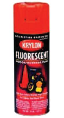 Krylon® Industrial Fluorescent Paints, 11 oz Aerosol Can, Cerise, K03105777