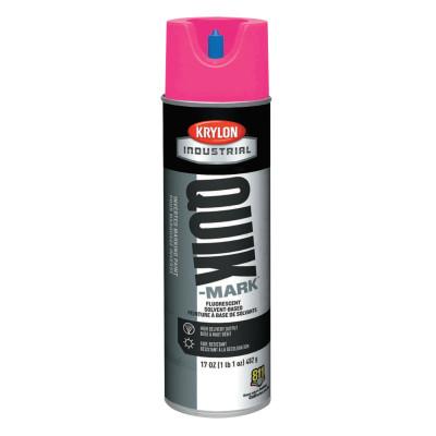 Krylon?? Industrial Quik-Markƒ?› Fluorescent Inverted Marking Paint, 17oz, Flrscnt Pink, A03622007