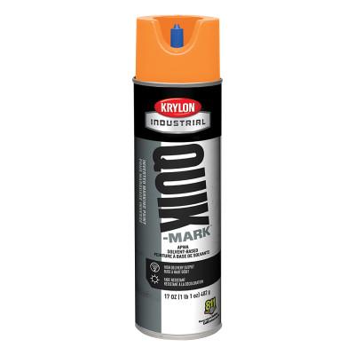 Krylon?? Industrial Quik-Markƒ?› APWA Solvent-Based Inverted Marking Paint,17oz Aerosol Can/Brt Org, A03731007