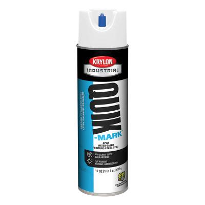 Krylon?? Industrial Quik-Markƒ?› APWA Water-Based Inverted Marking Paint, 17oz Aerosol, Brilliant White, A03901004