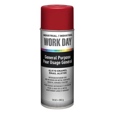 Krylon?? Industrial Industrial Work Dayƒ?› Enamel Paint, 16 oz Aerosol Can, Gloss Red, A04404007