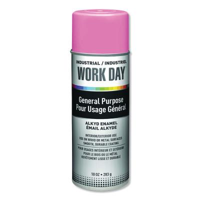 Krylon?? Industrial Industrial Work Dayƒ?› Enamel Paint, 16 oz Aerosol Can, Gloss Pink, A04407007