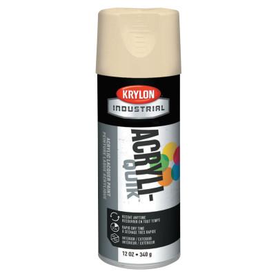 Krylon® Industrial Interior/Exterior Industrial Maintenance Paints, 12 oz Aerosol Can, Almond, K01506A07