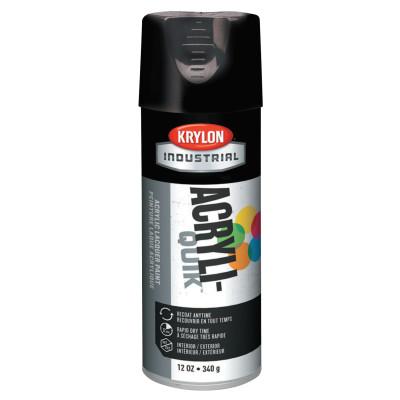 Krylon® Industrial Interior/Exterior Industrial Maintenance Paint, 12 oz Aerosol Can, Glossy Black, K01601A07