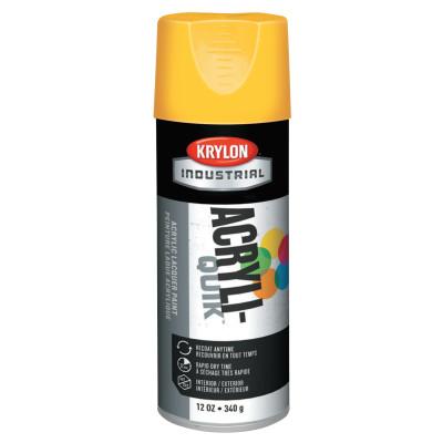 Krylon® Industrial Interior/Exterior Industrial Maintenance Paint, 12 oz Aerosol Can, Sun Yellow, K01806A07