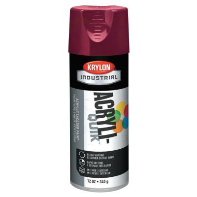 Krylon® Industrial Interior/Exterior Industrial Maintenance Paint, 12 oz Aerosol Can, Cherry Red, K02101A07