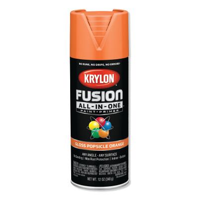 Krylon® Industrial Fusion All-in-One™ Paint + Primer, 12 oz, Popsicle Orange, Gloss, K02718007