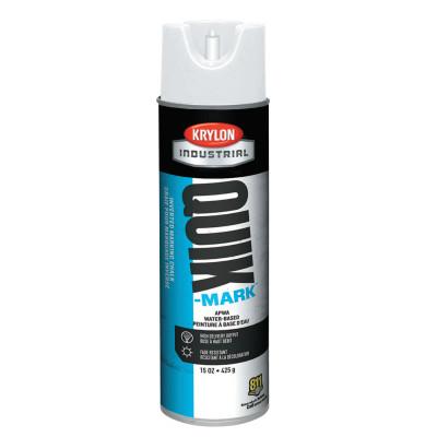 Krylon?? Industrial Quik-Mark APWA Inverted Marking Chalks, 17 oz Aerosol Can, APWA White, KWBC3505A