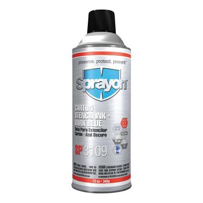 Krylon?? Industrial Stencil Inks, 12 oz Aerosol Can, Dark-Blue, S03109000