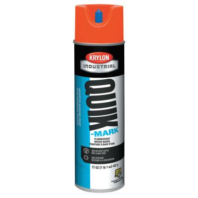 Krylon?? Industrial Quik-Markƒ?› Fluorescent Inverted Marking Paint, 17 oz, Safety Red, A03610004