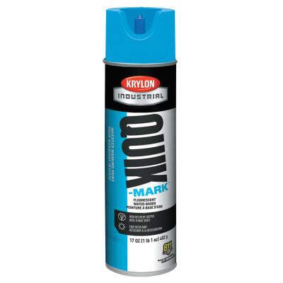 Krylon?? Industrial Quik-Mark Fluorescent Inverted Marking Paint,17oz, Caution Blue, A03722007