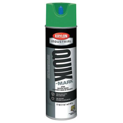 Krylon?? Industrial Quik-Markƒ?› APWA Solvent-Based Inverted Marking Paint, 17 oz Aerosol Can, Grn, A03631007