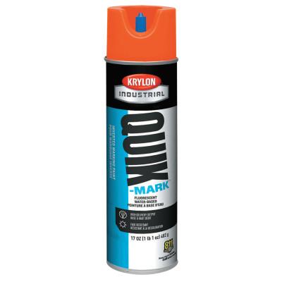 Krylon?? Industrial Quik-Markƒ?› Fluorescent Inverted Marking Paint, 17 oz, Red/Orange, A03650004