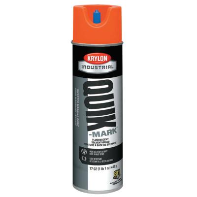 Krylon?? Industrial Quik-Markƒ?› Fluorescent Inverted Marking Paint, 17oz Aerosol, Orange, A03702007