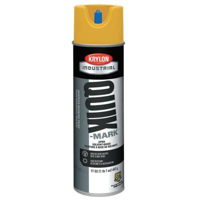 Krylon?? Industrial Quik-Markƒ?› APWA Solvent-Based Inverted Marking Paint, 17 oz, Fill Aerosol Can, High Visibility Yellow, A03821007