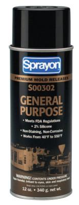 Krylon?? Industrial General-Purpose Mold Release Lubricants, 12 oz, Aerosol Can, S00302000
