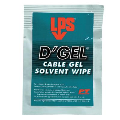 PT Technologies D'Gel Cable Gel Solvents, Individually Wrapped Wipes, 61244