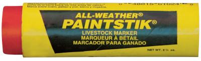 Markal® All-Weather Paintstik Livestock Markers, 1 in X 4 in, Orange, 61024