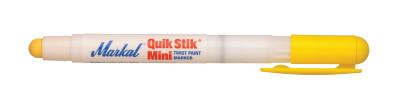 Markal® Quik Stik Mini, Yellow, Bullet, 61127