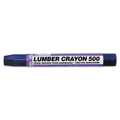 Markal® #500 Lumber Crayon, 1/2 in dia, 4-5/8 in, Purple, 80328