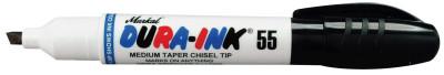 Markal® Dura-Ink® 55 Marker, Black, 1/16 in to 3/16 in, Chisel, 96529