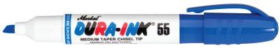 Markal® Dura-Ink® 55 Marker, Blue, 1/16 in to 3/16 in, Chisel, 96530