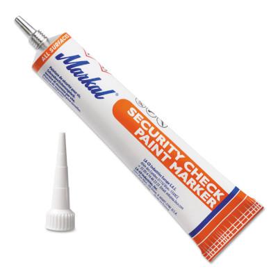 Markal® Security Check Paint Markers, Red, Extended Plastic Tip, 96670