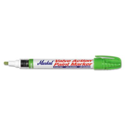 Markal® Valve Action® Paint Marker, Light Green, 1/8 in, Medium, 96828