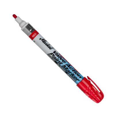 Markal® Valve Action® Certified Paint Marker, Red, 96882