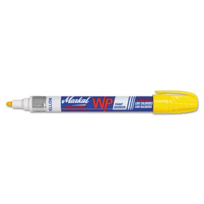 Markal® PRO-LINE WP Paint Markers, 1/8 in Tip, Medium, Yellow, 96931