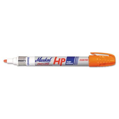 Markal® Paint-Riter®+ Oily Surface Paint Marker, Orange, 1/8 in Tip, Medium, 96964