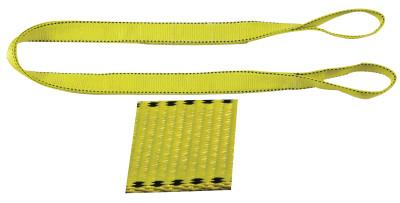 Liftex Pro-Edge Web Slings, 2 in x 10 ft, Eye To Eye, Polyester, Yellow, EE292X10PD