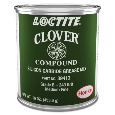 Henkel Corporation CloverSilicon Carbide Grease Mix, 1 lb, Can, 240 Grit, 232895