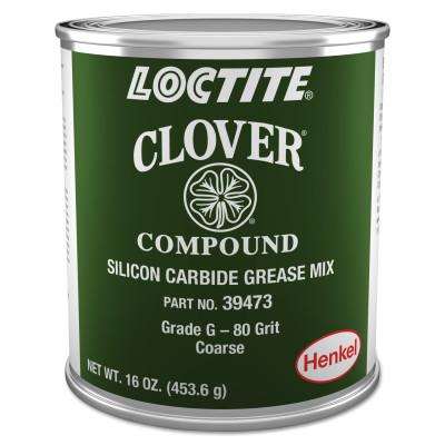 Henkel Corporation Clover® Silicon Carbide Grease Mix, 1 lb, Can, 80 Grit, 233017