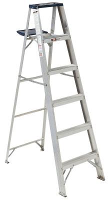 Louisville Ladder® AS4000 Series Victor Aluminum Step Ladder, 4 ft x 18 1/2 in, 225 lb Capacity, AS4004