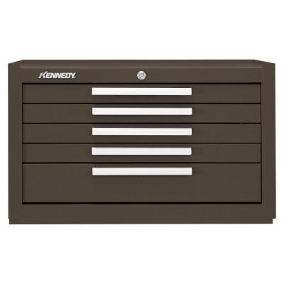 Kennedy K Series 29 in 5-Drawer Mechanics' Top Chest, 29 in W x 20 in D x 16-1/2 in H, 4,872 in³, Red, 2805XR