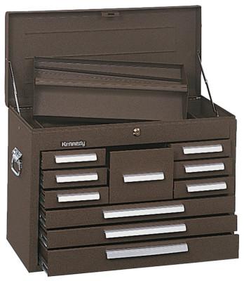 Kennedy Standard Mechanics' Chests, 26 1/8 in x 12 1/16 in x 18 7/8 in, Brown Wrinkle, 360B