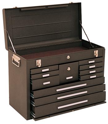 Kennedy Machinists' Chests, 26 1/8 in x 11 7/8 in x 18 7/8 in, Brown Wrinkle, 3611B