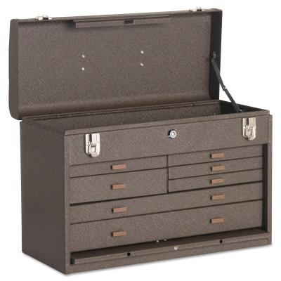 Kennedy Machinists' Chests, 20 1/8 in x 8 1/2 in x 13 5/8 in, 1694 cu in, Brown Wrinkle, 520B