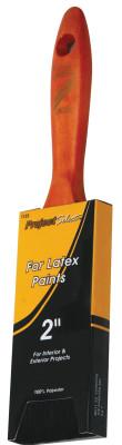 Linzer Latex Paint Brush, 9/16 in thick, 2-1/2 in trim, Polyester, Walnut Wood handle, 1123-2