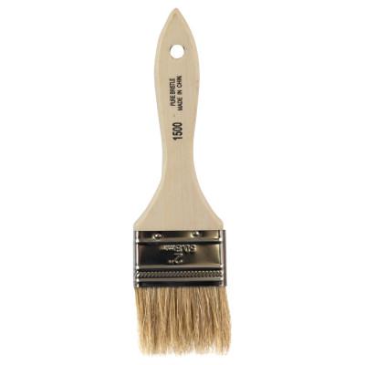 Linzer White Chinese Bristle Paint Brush, 3/8 in Thick, 2-1/2 in Wide, Wood Handle, 1500-2-1/2