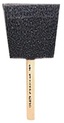 Linzer Foam Brush, 9/16 in Thick, 1 in Wide, Foam, Wood Handle, 8505-1