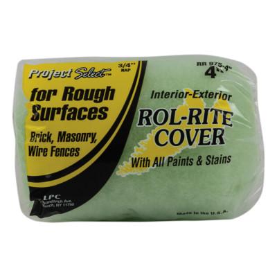 Linzer Rol-Rite Roller Covers, 4 in, 3/4 in Nap, Knit Fabric, RR975-4
