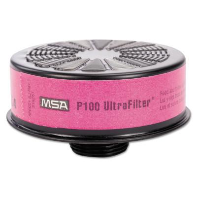 MSA Advantage Respirator Cartridges, P100 Ultra Filter, Dust; Fumes; Mist, 10010421