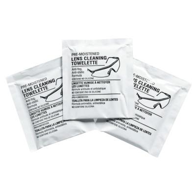 MSA Sightgard Lens Cleaning Towelettes, 7 1/2 in X 5 1/4 in, 10022087