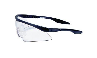 MSA Aurora Protective Eyewear, Clear Lens, Black Frame, 10026005
