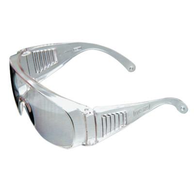 MSA Plant Visitor Rx Overglasses, Clear Lens, Polycarbonate, Clear Frame, 10027944
